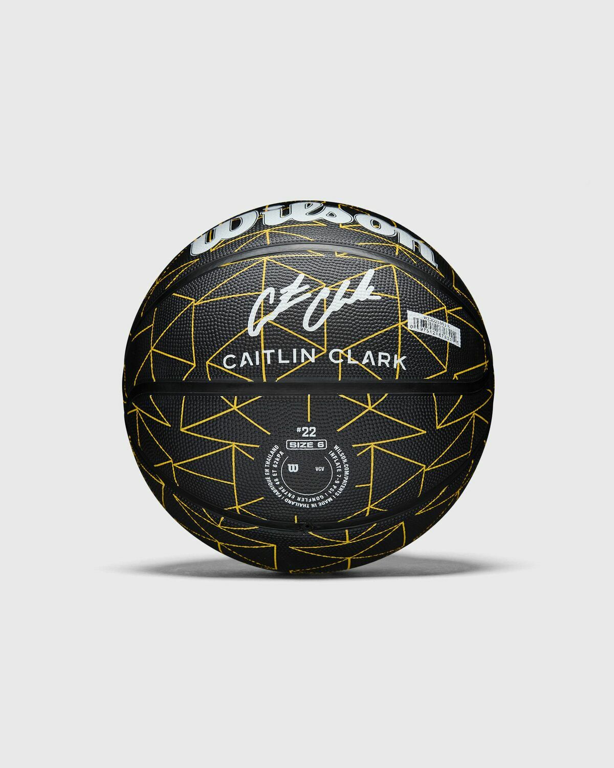WILSON CC REPETITION BASKETBALL SIZE 6 Black Mens Sports Equipment