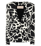 Alexandre Vauthier - Printed stretch-twill blazer