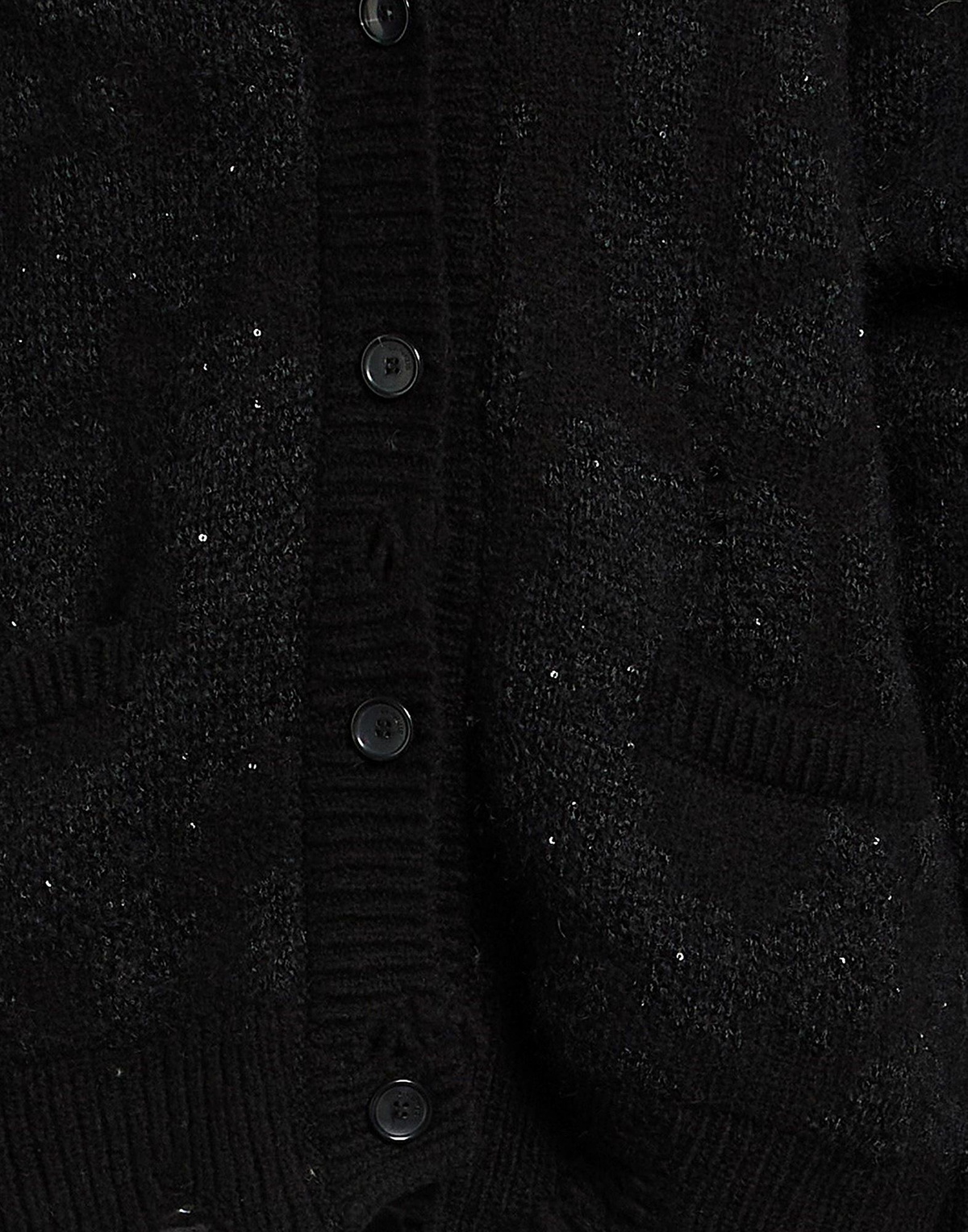 Laneus Womens Cardigan in Black