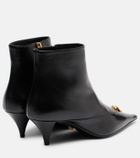 Versace La Medusa 55 leather ankle boots