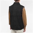Fjällräven Men's Vardag Pile Fleece Vest in Black