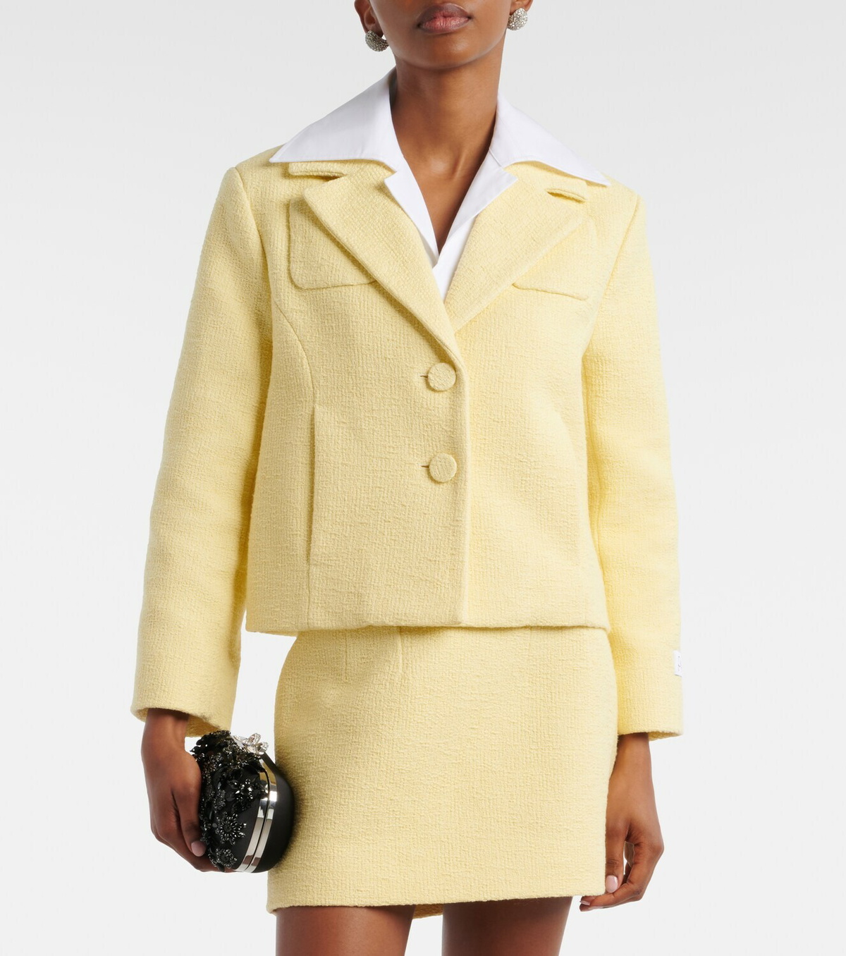 Patou Cropped cotton jacket