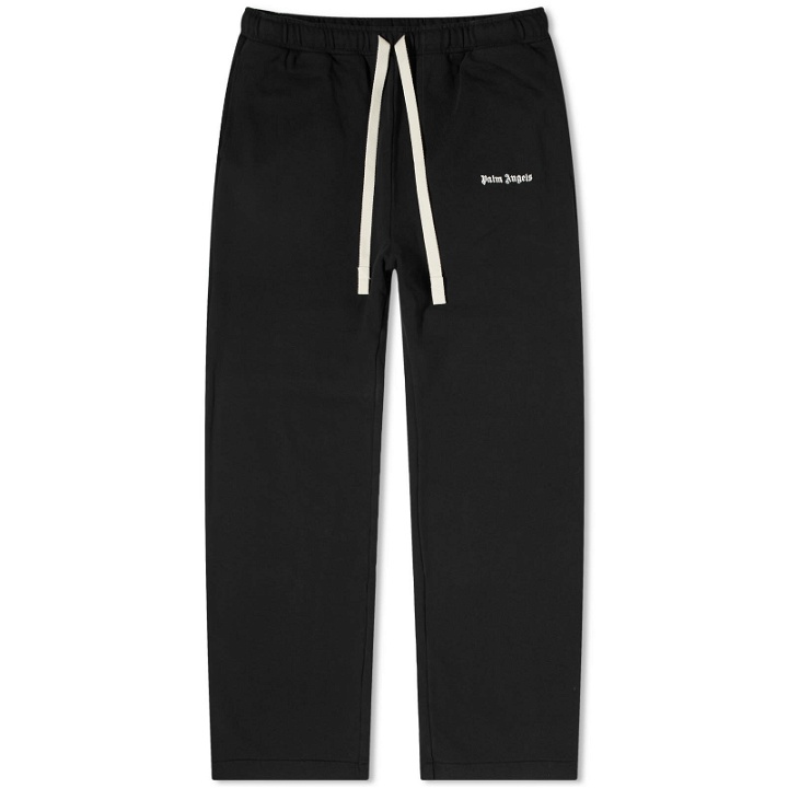 Photo: Palm Angels Men's Embroidered Logo Track Pants in Black