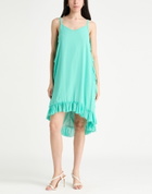 Jijil Womens Mini dress Emerald in Green