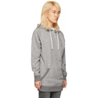 rag and bone Grey Racer Hoodie Dress