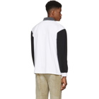 JW Anderson Black and White Rugby Long Sleeve Polo