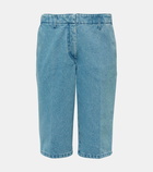 Dries Van Noten Mid-rise denim shorts