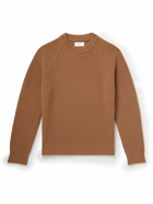 Mr P. - Ribbed Wool Sweater - Brown