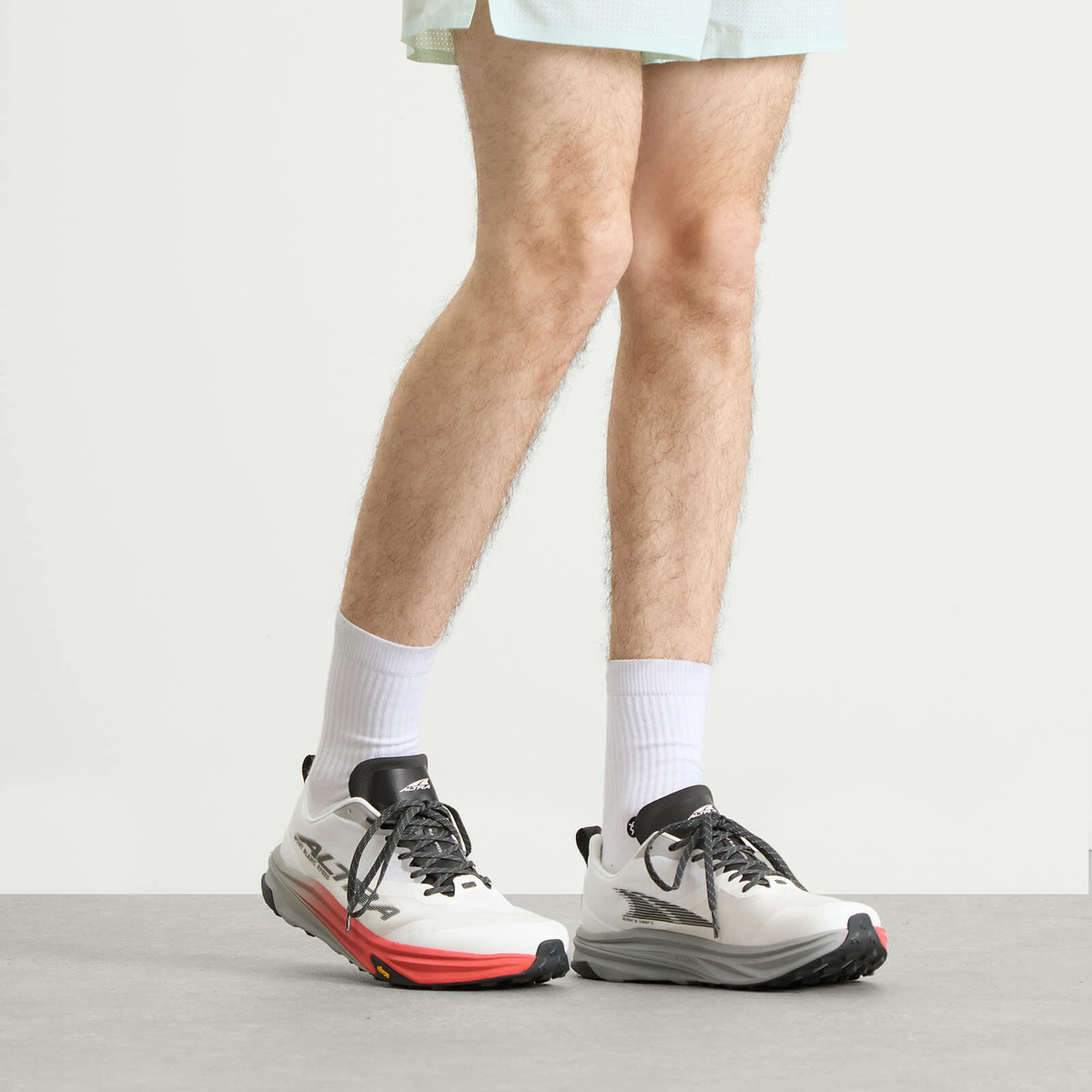 Altra Men's Mont Blanc Speed Sneaker in White/Coral