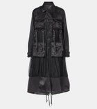 Noir Kei Ninomiya Reversible trench coat