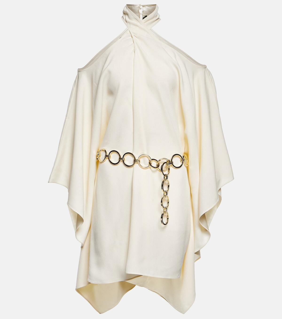 Taller Marmo Piccolo Mambo belted crêpe minidress