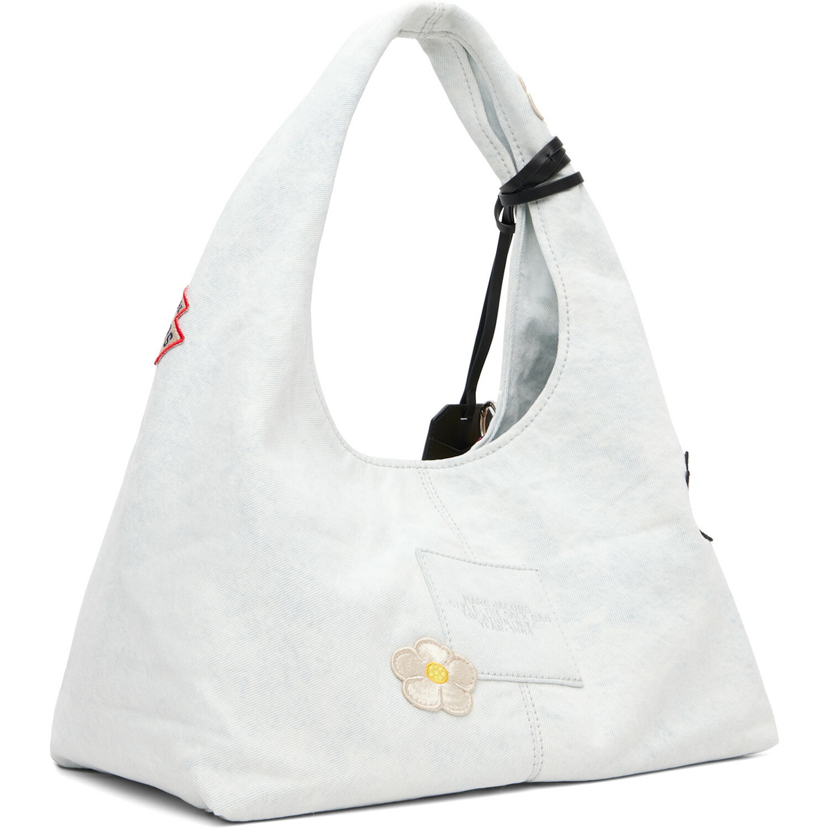 Marc Jacobs Blue 'The Camp Patchwork Denim Sack' Tote