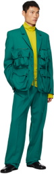 Botter Blue Pleated Trousers