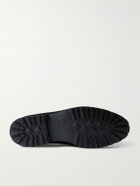 Majordome - M08 Nubuck Penny Loafers - Black
