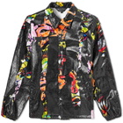Comme des Garcons Homme Plus Multi Print Collection Logo Coach Jacket