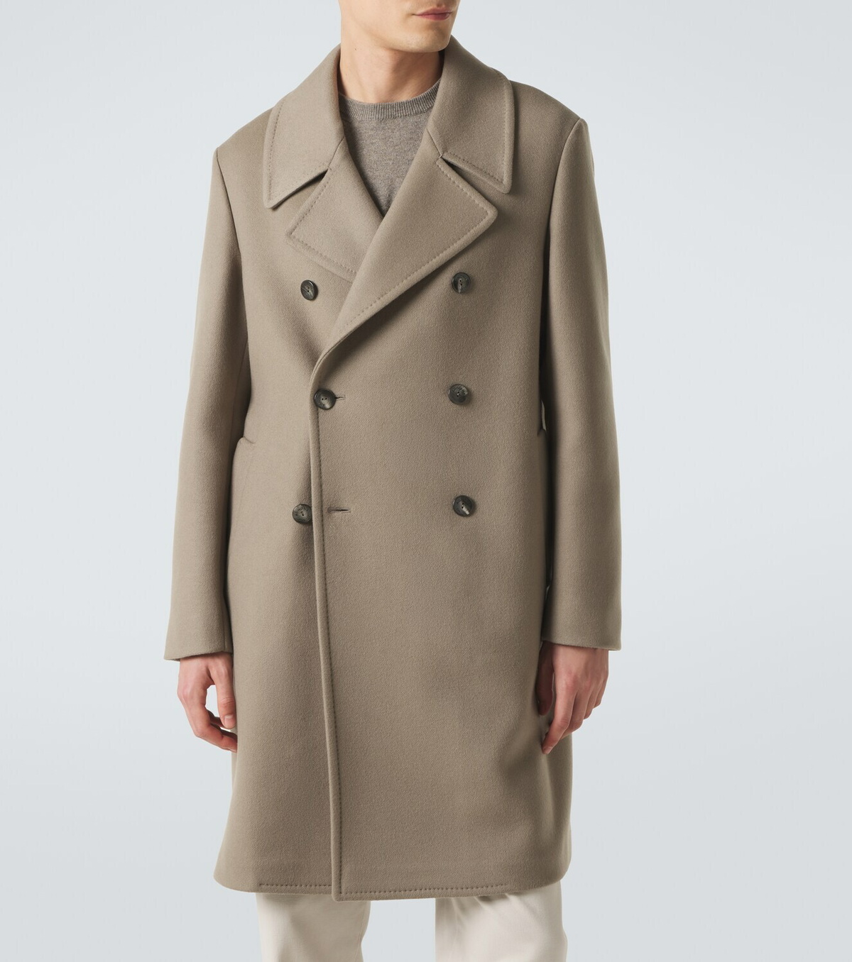 Agnona Double-breasted cashmere coat