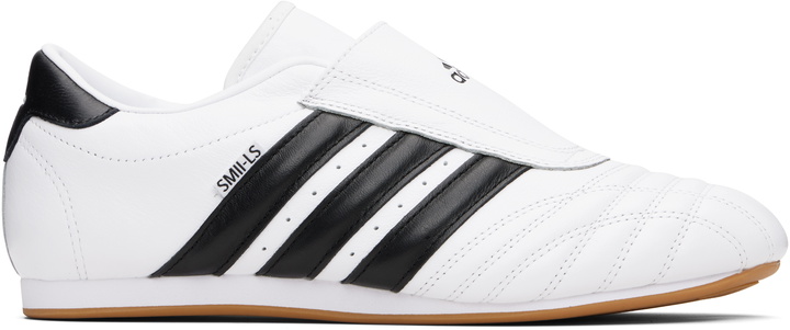 Photo: adidas Originals White & Black 'Adidas' Taekwondo Sneakers