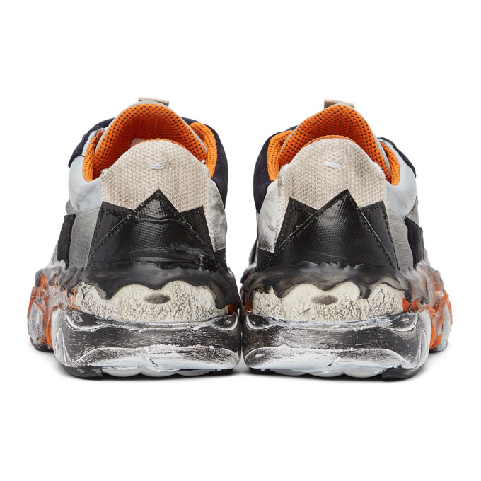 スニーカー MAISON MARGIELA Multicolor Leather Replica Sneakers Maison Margiela Replica low-top Leather Sneakers | Red