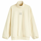 Adidas x FOG Men's Adidas x Fear Of God Athletics Fleece Mock Sweatshirt in Pale Yellow