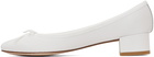 Repetto White Camille Heels