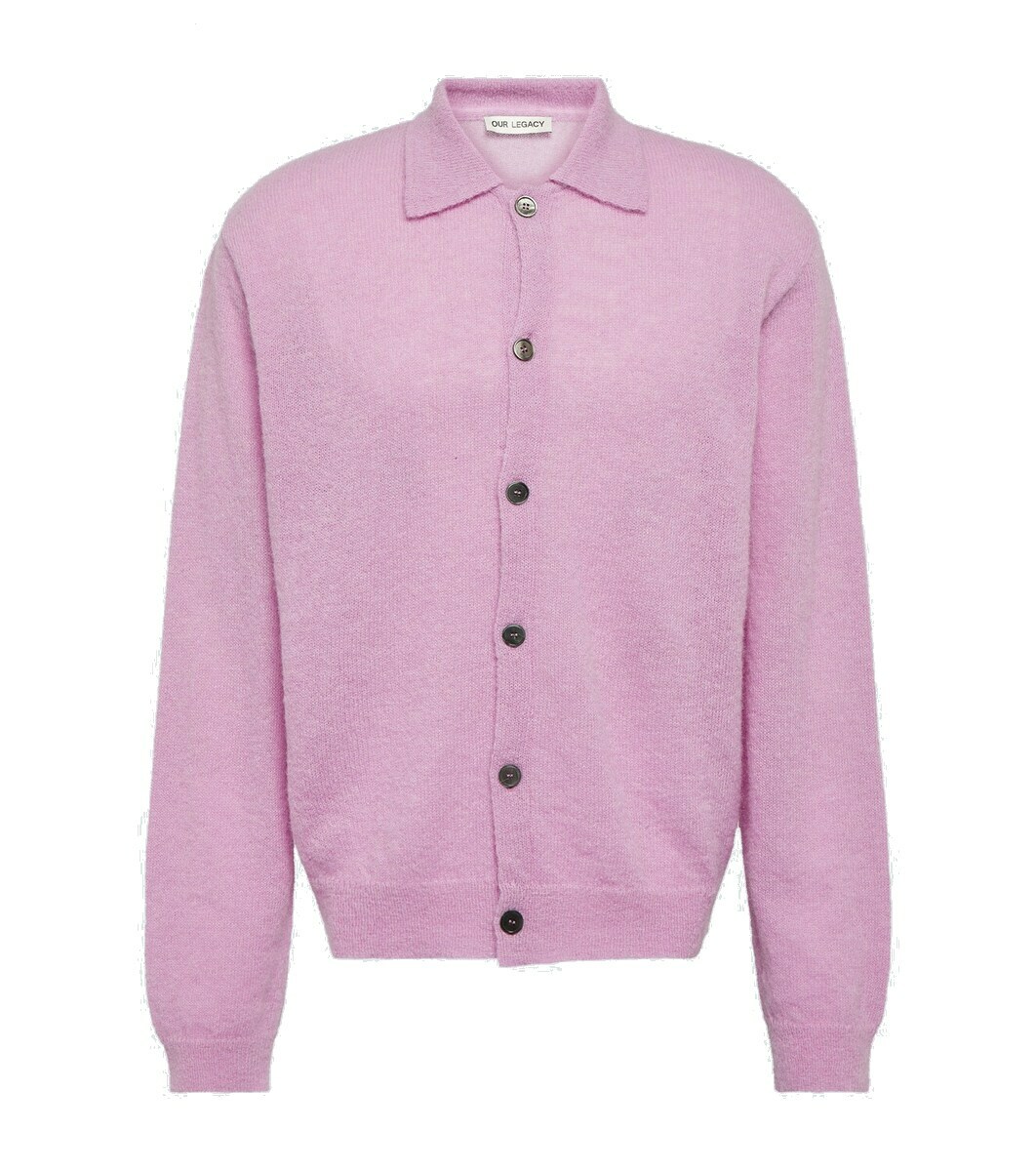 Our Legacy Men's Wool Blend Cardigan Grey