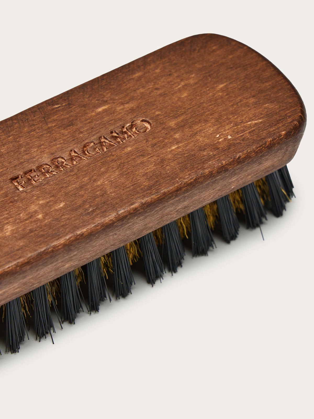Ferragamo Mens Suede brush in Brown