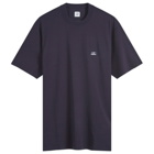 C.P. Company Men's Logo Patch T-Shirt in Total Eclipse
