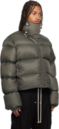 Rick Owens Khaki Concordians Turtle Down Jacket