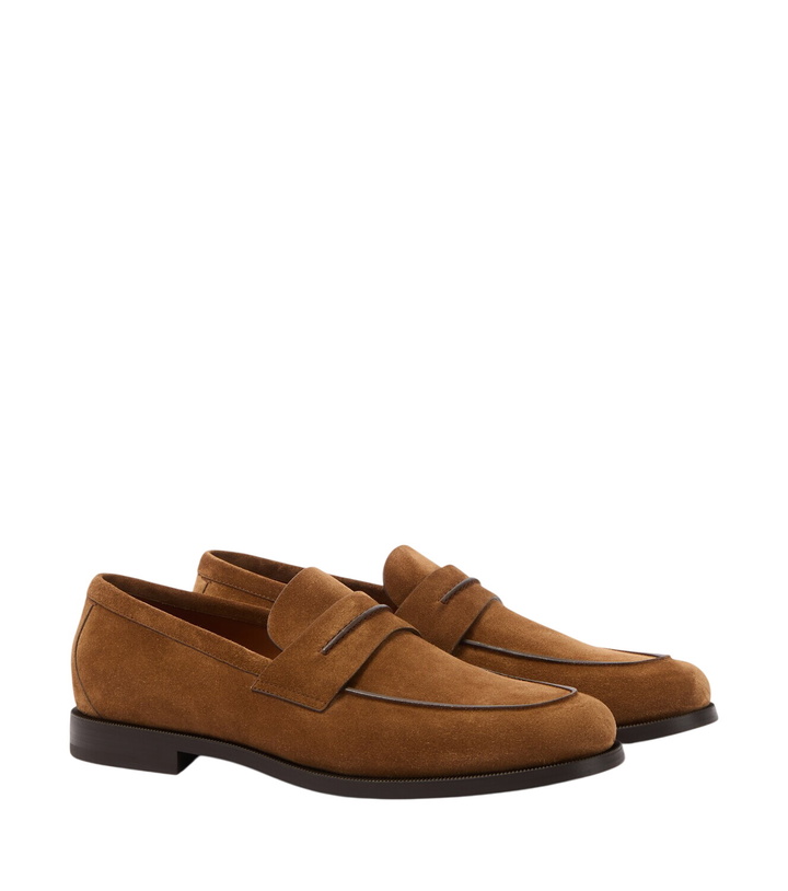 Photo: Zegna Suede penny loafers