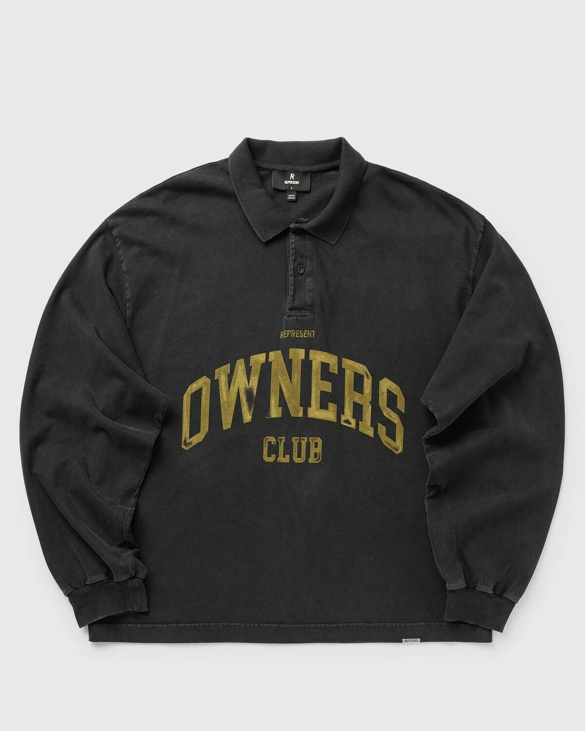Represent OWNERS RUGBY POLO Black Men
