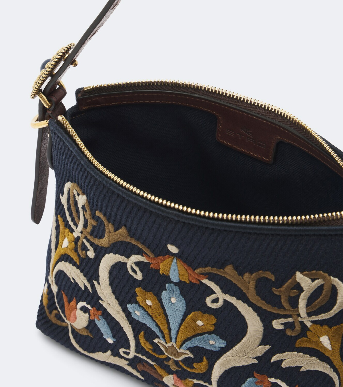 Etro Rosette Small canvas shoulder bag