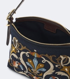 Etro Rosette Small canvas shoulder bag