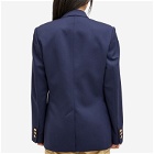 Versace Women's Informal Blazer Jacket in Navy Blue
