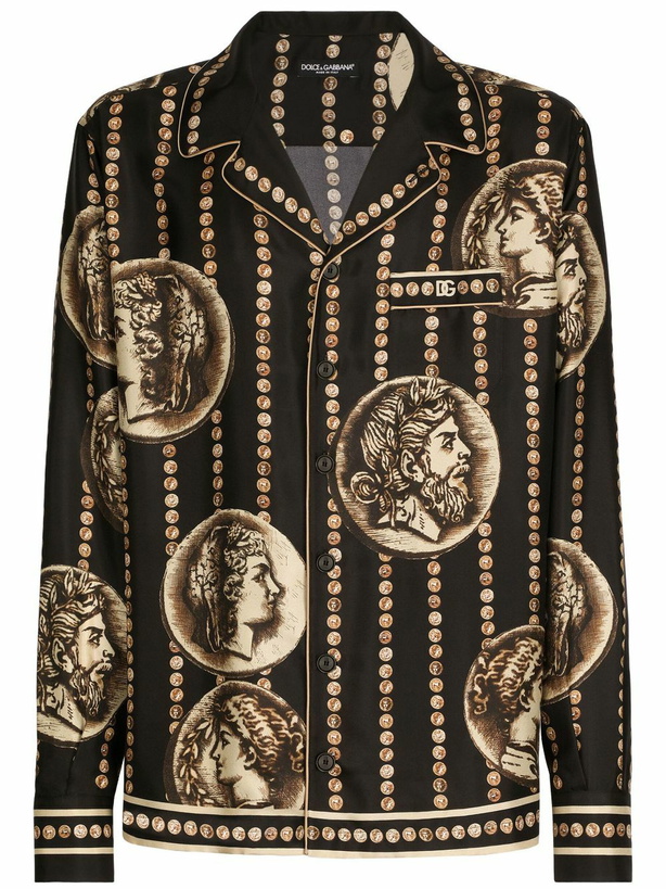 Photo: DOLCE & GABBANA - Silk Printed Shirt