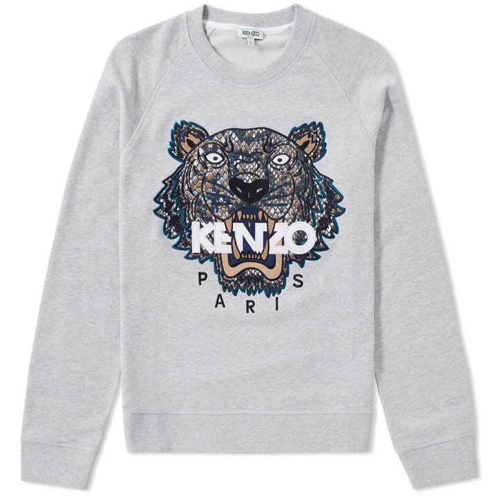 Photo: Kenzo Silk Face Tiger Crew Sweat