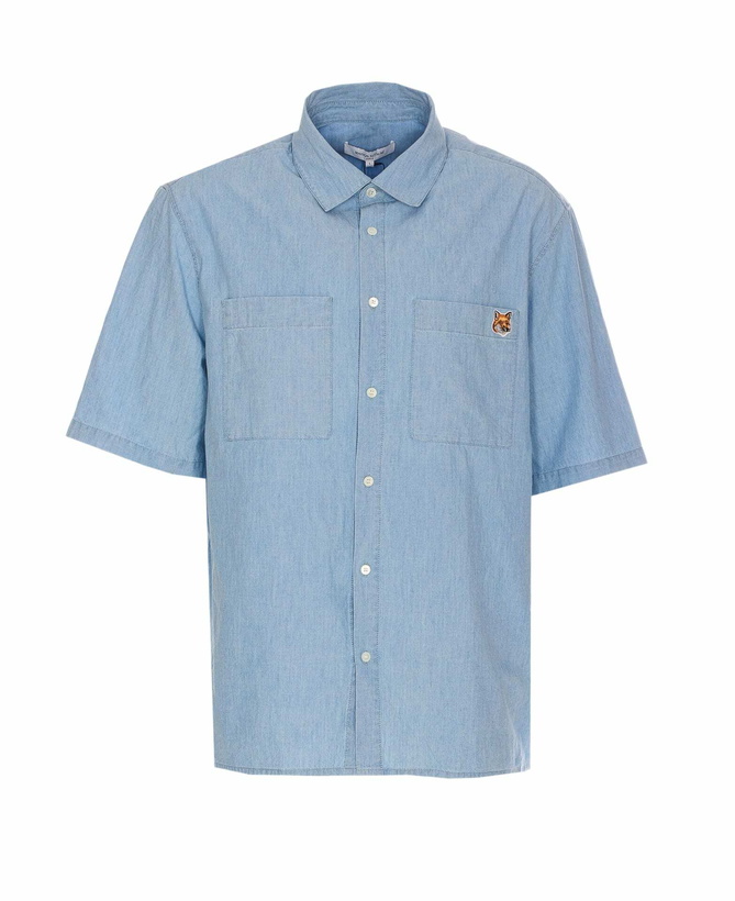 Photo: Maison Kitsuné Fox Head Patch Relaxed Shirt