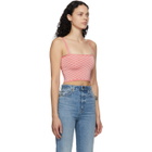 Calle Del Mar Pink Checkered Tank Top