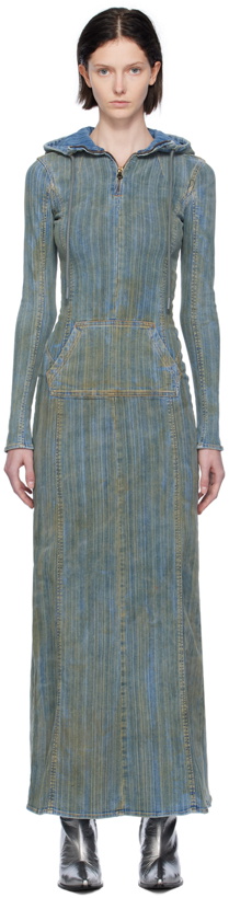 Photo: Diesel Blue De-Fully-Fsd Denim Maxi Dress