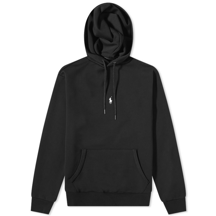 Photo: Polo Ralph Lauren Men's Centre Logo Popover Hoody in Polo Black