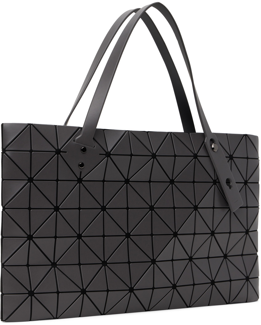 BAO BAO ISSEY MIYAKE Gray Large Rock Matte Tote Bao Bao Issey Miyake