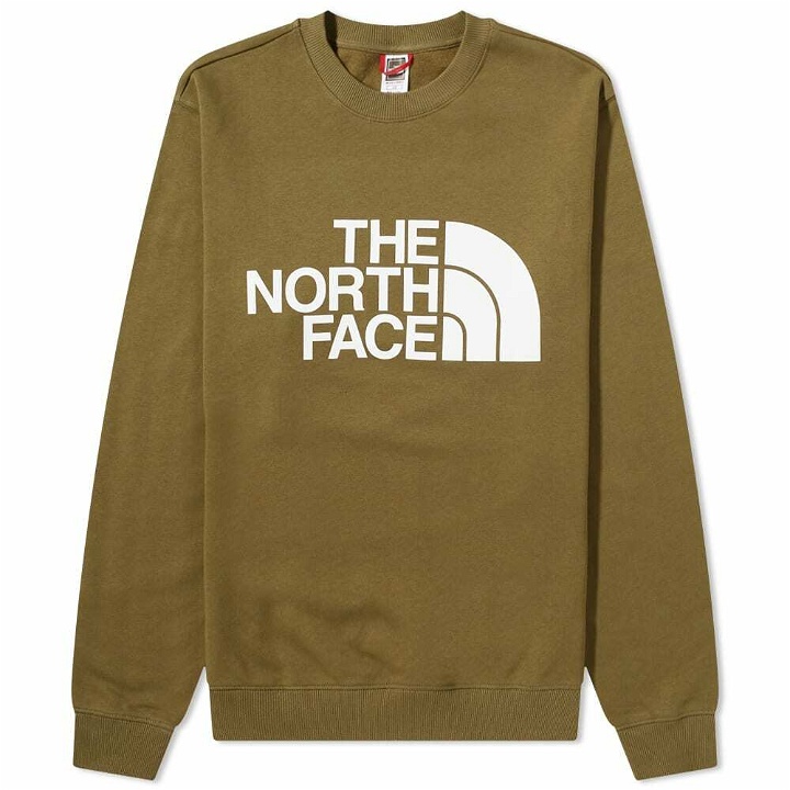 Photo: The North Face Men's Standard M Crew Sweat in Military Olive