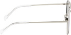 Coperni Silver Aviator Sunglasses