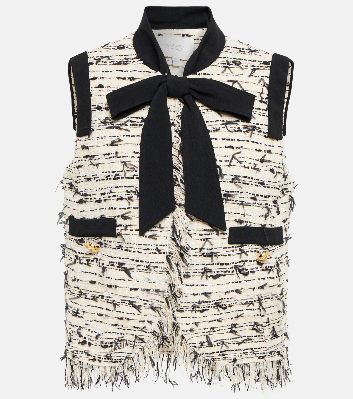 Giambattista Valli - Fringed tweed jacket Giambattista Valli