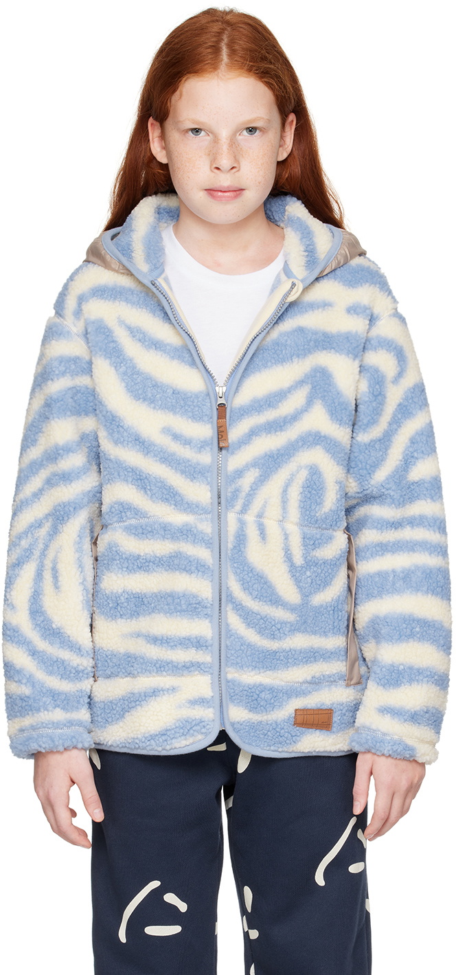 Molo Kids Blue & White Uberto Jacket