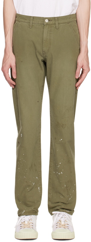 Photo: John Elliott Khaki Work Trousers