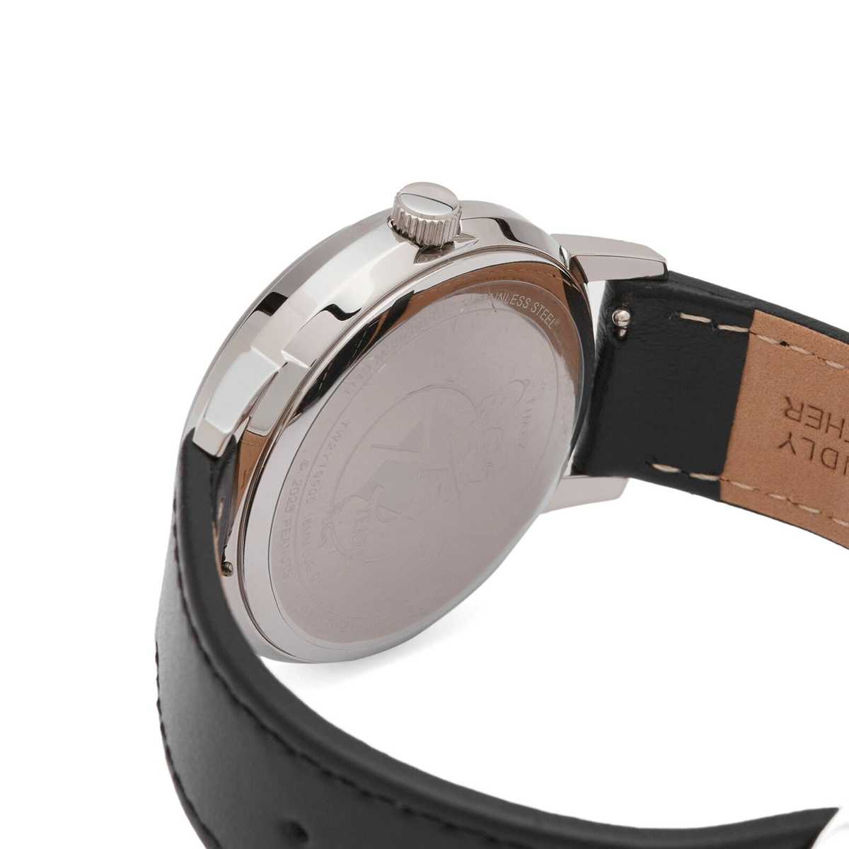 Timex x Peanuts Marlin 38mm Snoopy 75th Anniversary Watch in Black 