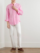 Polo Ralph Lauren - Slim-Fit Button-Down Collar Linen Shirt - Pink