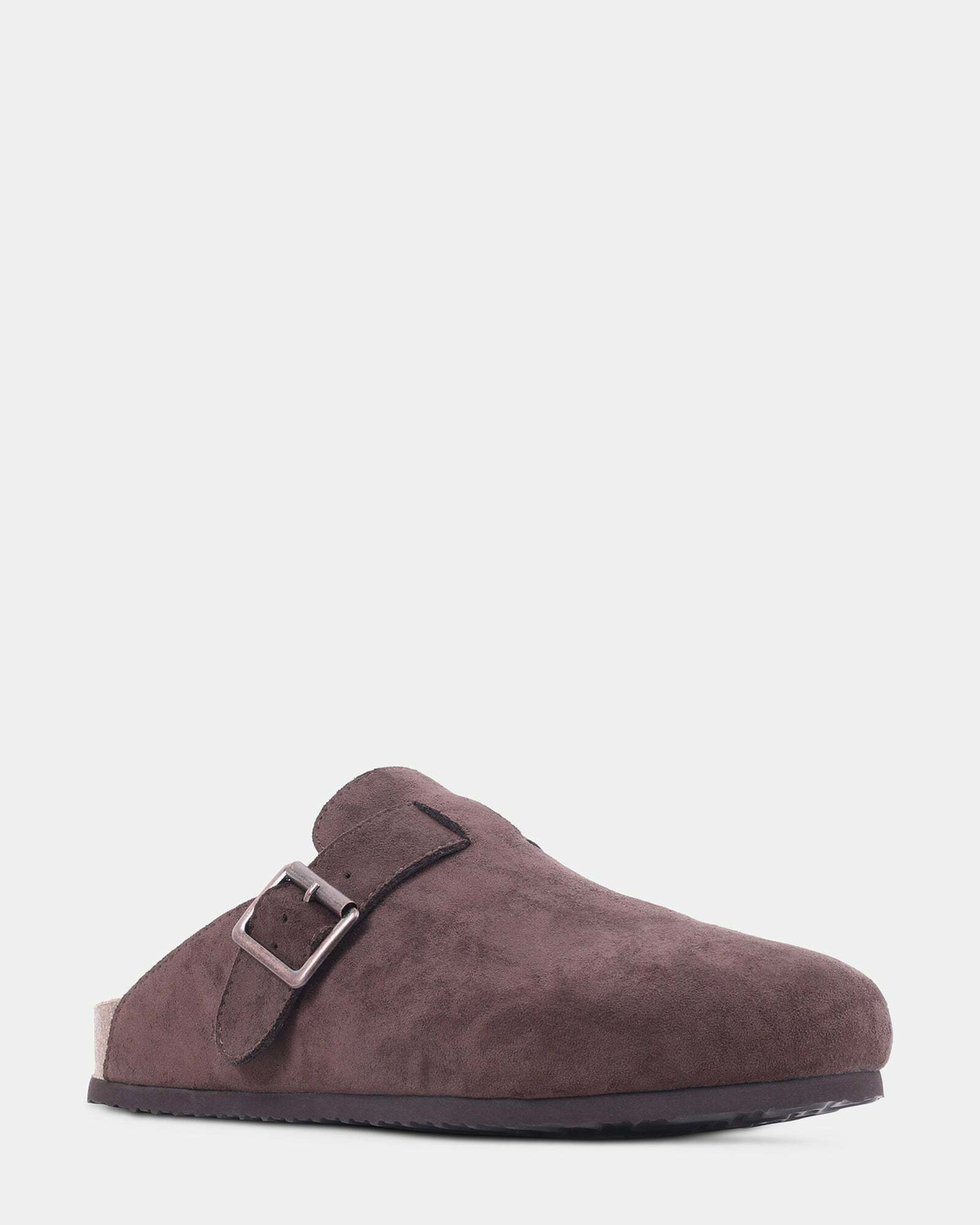Steve Madden Clog Sandals in Brown Fabric