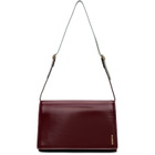 Jil Sander Burgundy File Small Bag