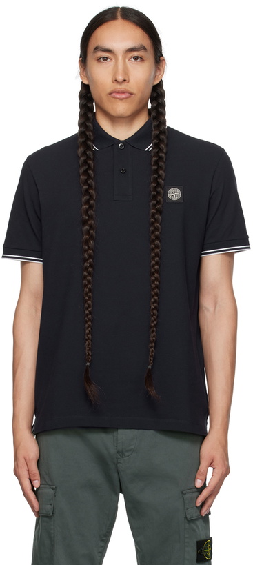 Photo: Stone Island Navy Stripe Polo